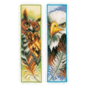PN-0146205 Eagle & owl set of 2 6x20 cm
