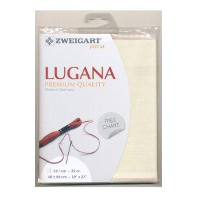 Zweigart Lugana 3835-305 25ct 48x68 cm