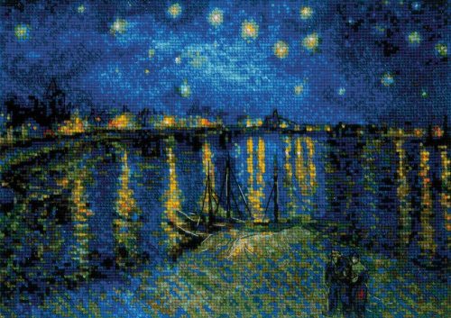 1884 Starry Night Over the Rhone - Van Gogh 38x26 cm