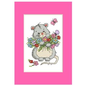 ZU10285 Card - Mouse 11x16 cm
