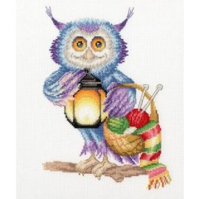 vk054 Nighttime Knitter 20,5x14,3 cm