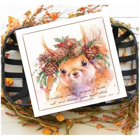 809 Szallnak, szallnak peregnek a levelek - Mokus 30x30 cm