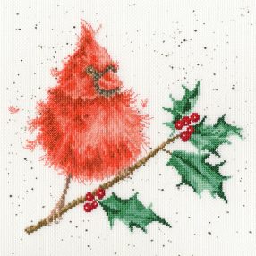 XHD67 Hannah Dale - Festive Feathers 26x26 cm