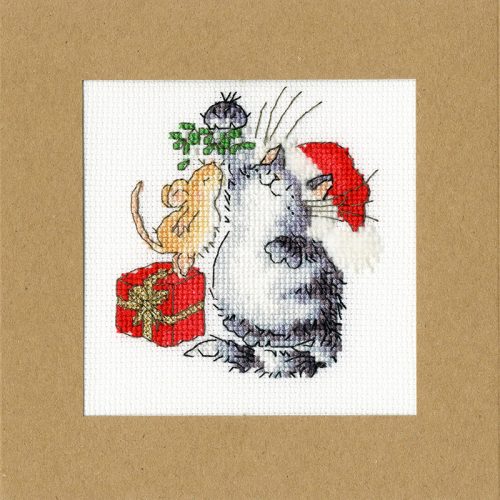 XMAS26  Margaret Sherry - Fagyöngy alatt 10x10 cm