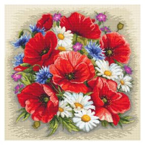 Z10634 Summer magic of flowers 40x40 cm