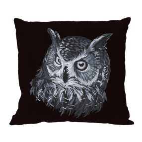 ZU10636-01 Gray owl 40x40 cm