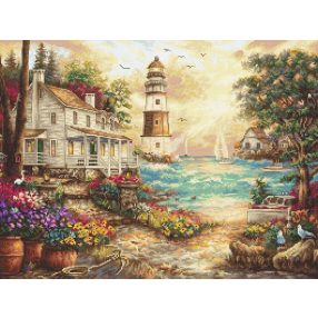 Leti 962 Cottage by the sea 42x32 cm