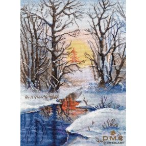 S1334 Téli patak 20x28 cm