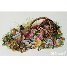 SK127 Mushrooms 40x23 cm