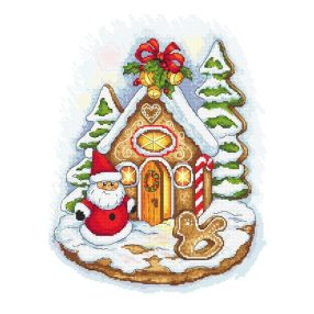 Z10442 Gingerbread hut 30x40 cm