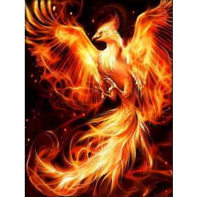 AZ1853 Fiery phoenix 30x40 cm