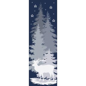 Z10646 Snow deer 25x75 cm