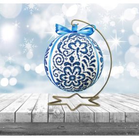 ZU10640 Porcelain Christmas ball 15 cm
