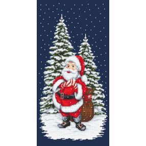 Z10642 Winter Santa Claus 20x40 cm