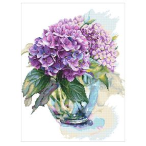 Z10293 Watercolour hydrangea 30x40 cm