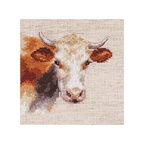 0-213 Cow 10x9 cm