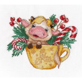 S1343 Symbol of the year Bull- 16x13 cm
