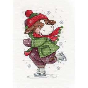 S1344 Symbol of the year. Bull 12x19 cm