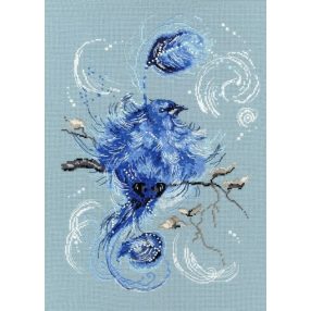 rs021 Blue bird 30,6x22 cm