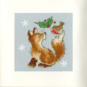 XMAS29  Margaret Sherry - Christmas Friends 10x10 cm