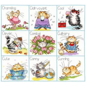 XMS23 Margaret Sherry - It's A Cat's Life 35x32 cm