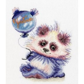 vk059 Panda with a ball 16,8x13,6 cm
