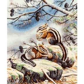 z057 Chipmunks 42x34,8 cm