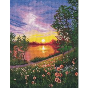 S1356 Nyári naplemente 28x36 cm