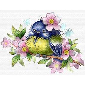 SM554 Romantic bird 17x13 cm