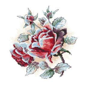 Z10305 Frosted roses 20x20 cm