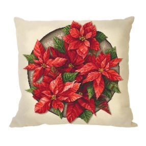 ZU10648-01 Pillow - Poinsettia 40x40 cm