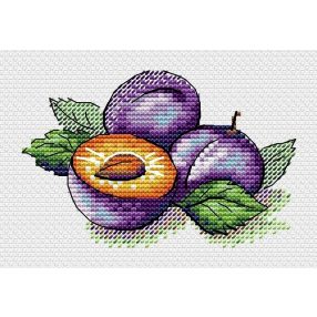 SM593 Ripe plums 10x14 cm