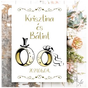 1473 Esküvői gyűrűk - színes 