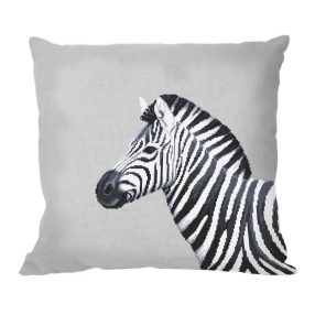 ZU10656-01 Pillow - Black and white zebra 40x40 cm