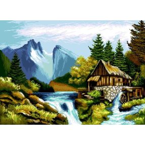 7289 Mountain landscape 70x51 cm