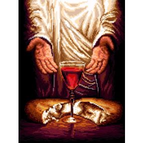 7271 Kenyér és bor 30x40 cm