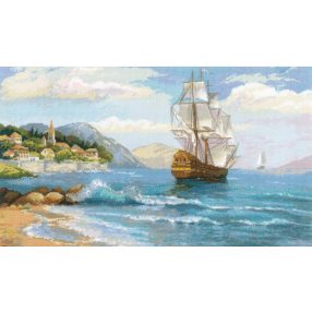 1900 Distant Shores 60x35 cm