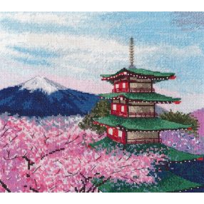 S1366 Chureito Pagoda 32x21 cm