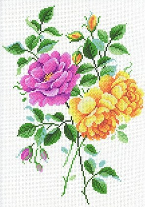 SSK095 Rózsák 30x20 cm