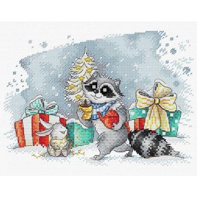 SM398 Karácsony este 18x22 cm