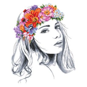 Z10308 Nyári lady 30x40 cm