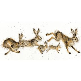 XHD82 Hannah Dale - Spring In Your Step 38x18 cm