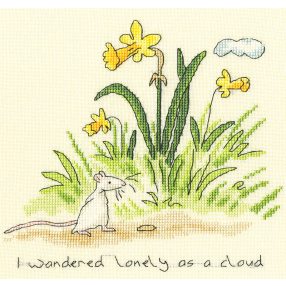 XAJ10 Anita Jeram - Lonely as a Cloud 19x18 cm