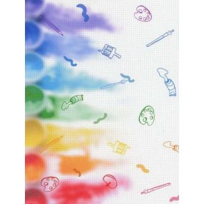 skd14-175 Canvas Aida No.14 21x30cm