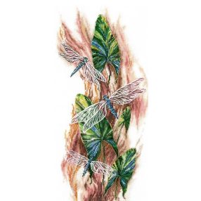 SANT-17 Dancing dragonflies 18,5x41 cm