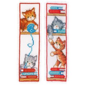 PN-0165211 Playful kittens set of 2 6x20 cm