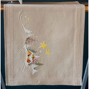 PN-0180115 Winter landscape with star 40x100 cm