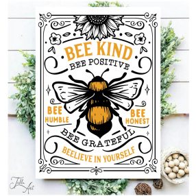 1917 Bee kind bee positive 