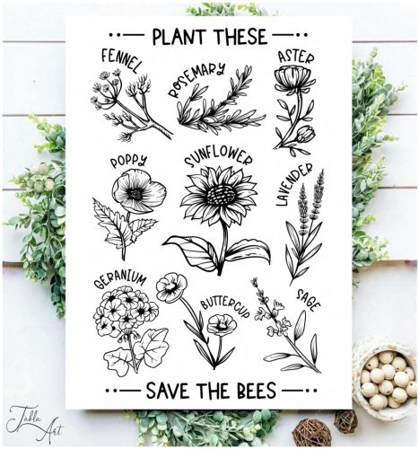 1936 Plant these save the bees 