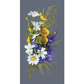 Z10460 Bouquet with glaucoma 25x46 cm